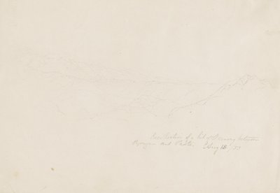 Mountainous Landscape between Popayán and Pasto, Colombia by Frederic Edwin Church